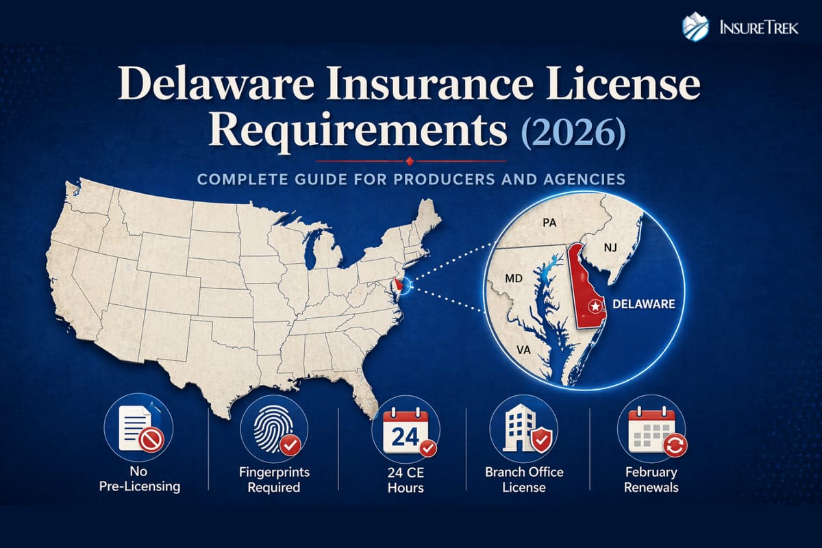 Delaware Insurance License Requirements
