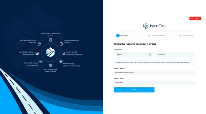 Self service to NIPR setup