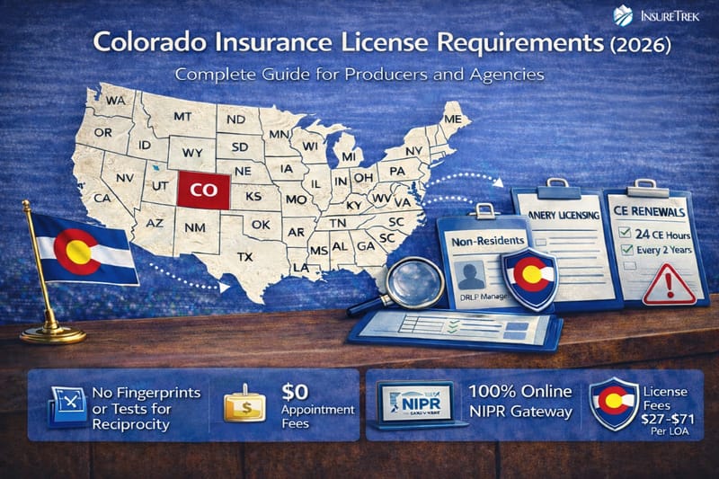 Colorado Insurance License Requirements