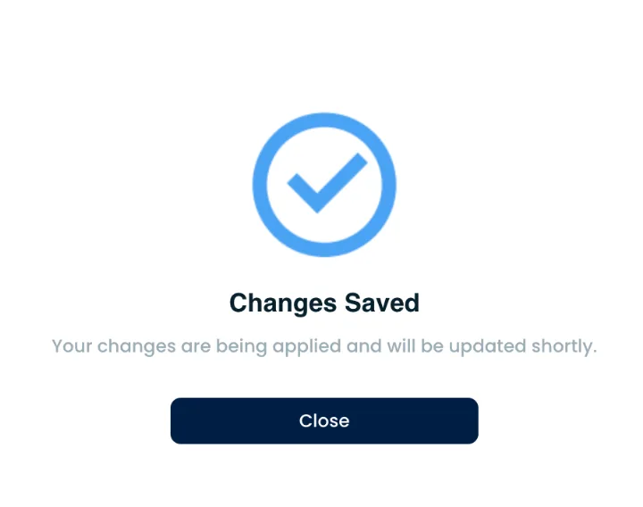 Finish and save