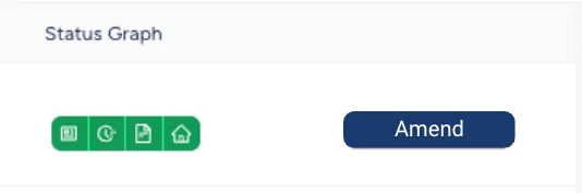 Status graph and Amend button